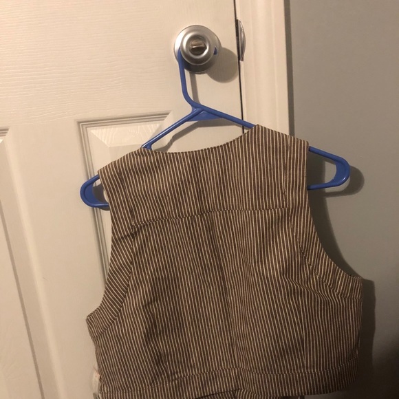 Larry Levine Jean Vest - Picture 2 of 2